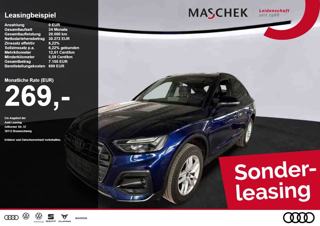Audi Q5 Sportback 40 TDI quat S tronic AHK Pano ACC V