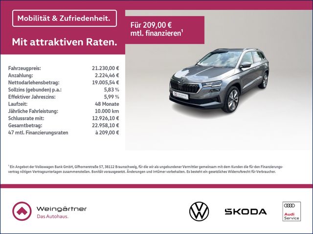 Karoq Style 2.0 TDI, AHK, Navi, Leder, Matrix LE