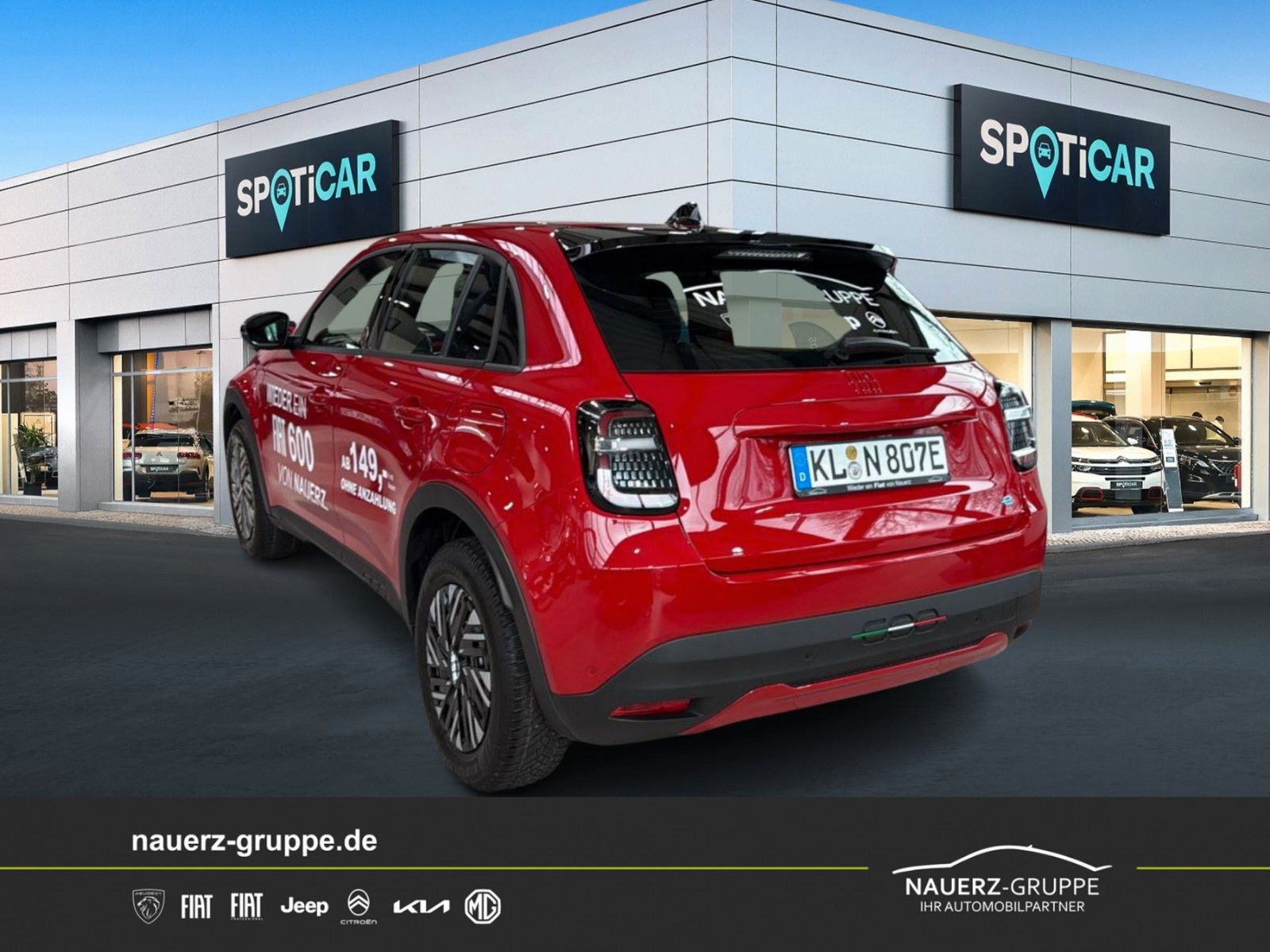 Fahrzeugabbildung Fiat 600 e Red