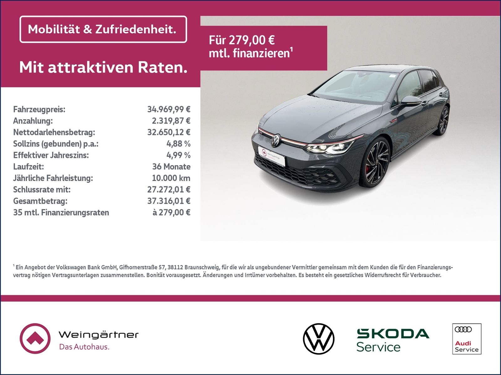 Golf VIII GTI, IQ Light, Sthzg, PANO, Kessy, Bus