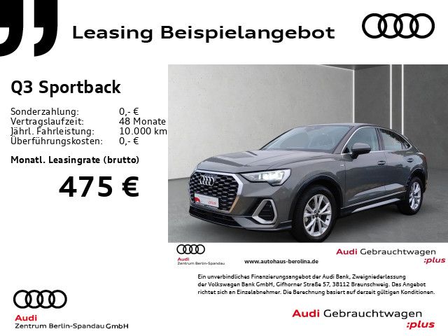 AUDI Q3 Sportback 35 TFSI S line S tronic *NAV+*ACC*