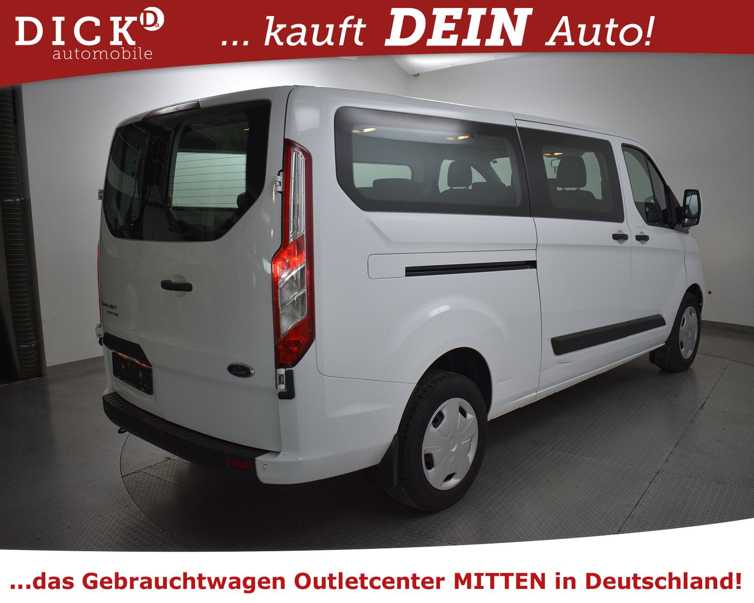 Fahrzeugabbildung Ford Tourneo Cust 2.0d Lang >9-SIT+KLIMA+PDC+TEMP+MFL