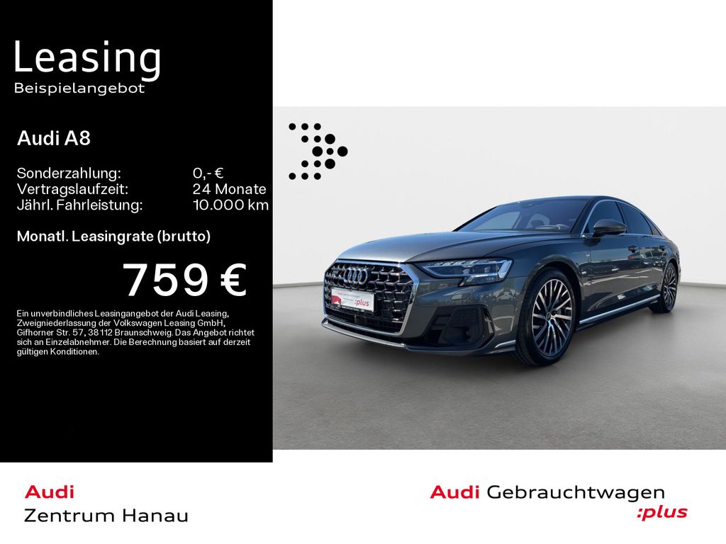 Audi A8 60 TFSIe quattro S-LINE*NAVI-PLUS*MATRIX*HUD*