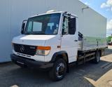 Mercedes-Benz 618D Vario Kran HIAB 3 Sitzer Pritsche 4m - Offers
