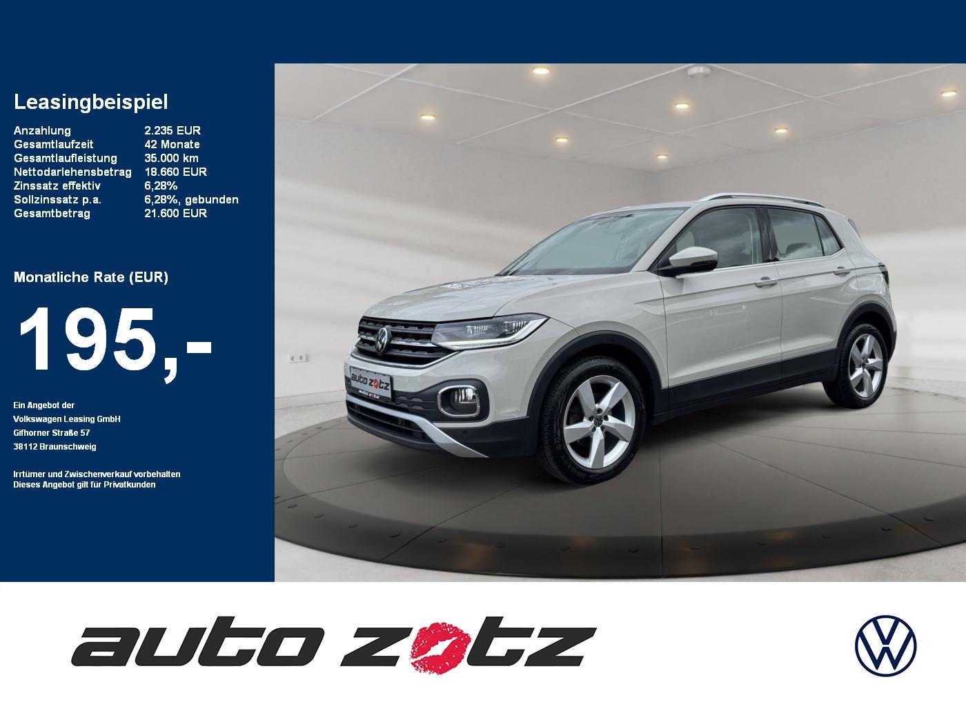 Volkswagen T-Cross 1.0TSI Style DSG NAVI PDC,LED,Navi,AUT