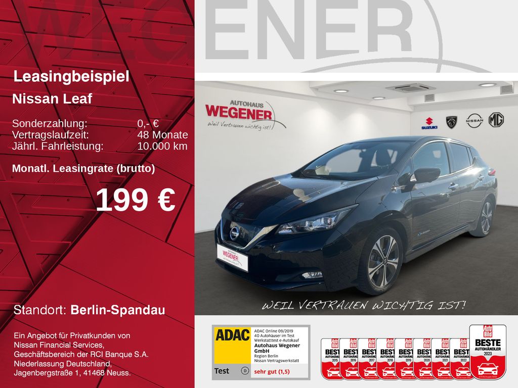 Nissan LEAF TEKNA ProPILOT-P 3xSitzh LED 360° AVM LEDER