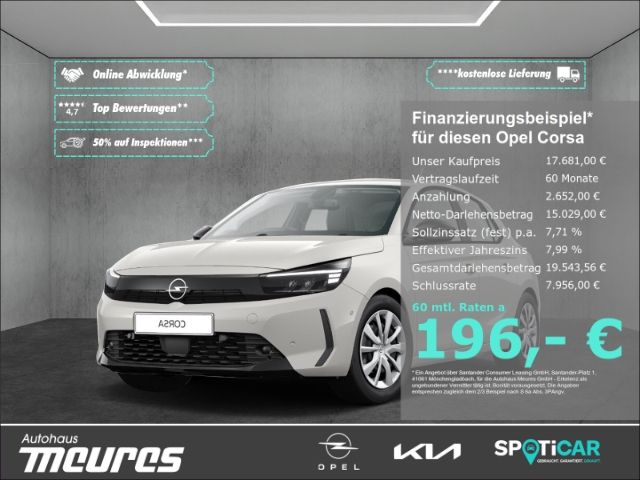 Opel Corsa F 1.2 Facelift Apple CarPlay Allwetter Alu