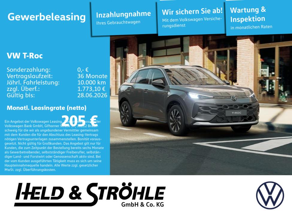 Volkswagen T-Roc Energy 1.5eTSI SHZ LIMA17Zoll Aktionszulas