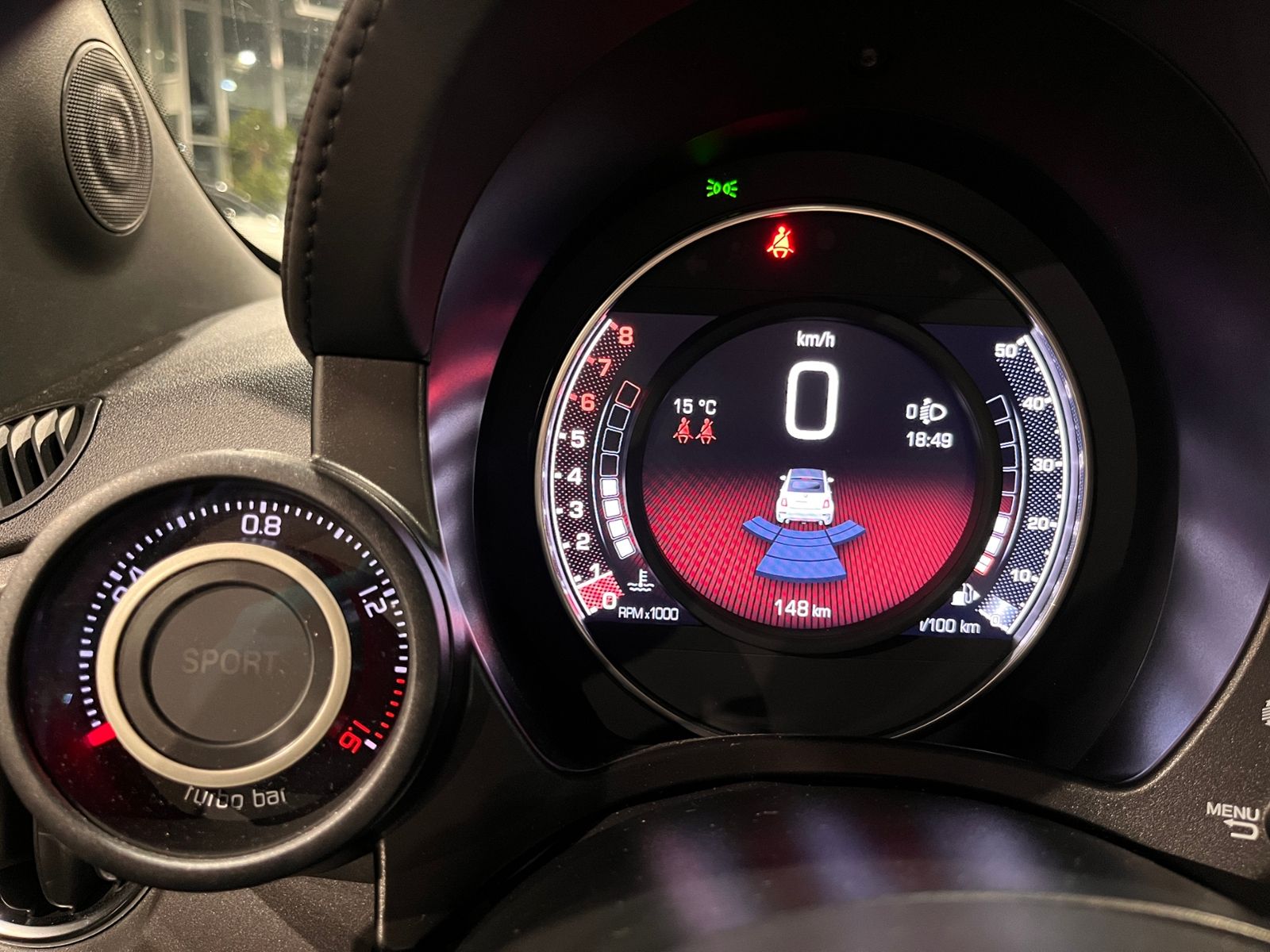 Fahrzeugabbildung Abarth 595C -BLAU MATT- LED  CARPLAY DAB ALU