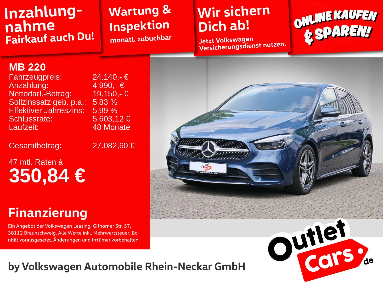 Mercedes-Benz 220 Benz B-Klasse 220 4 Matic Panorama AMG Leder