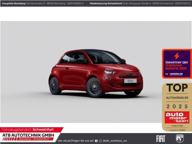 Fahrzeugabbildung Fiat 500C ICON + Komfortpaket Hybrid 1.0l PDC Rückfah