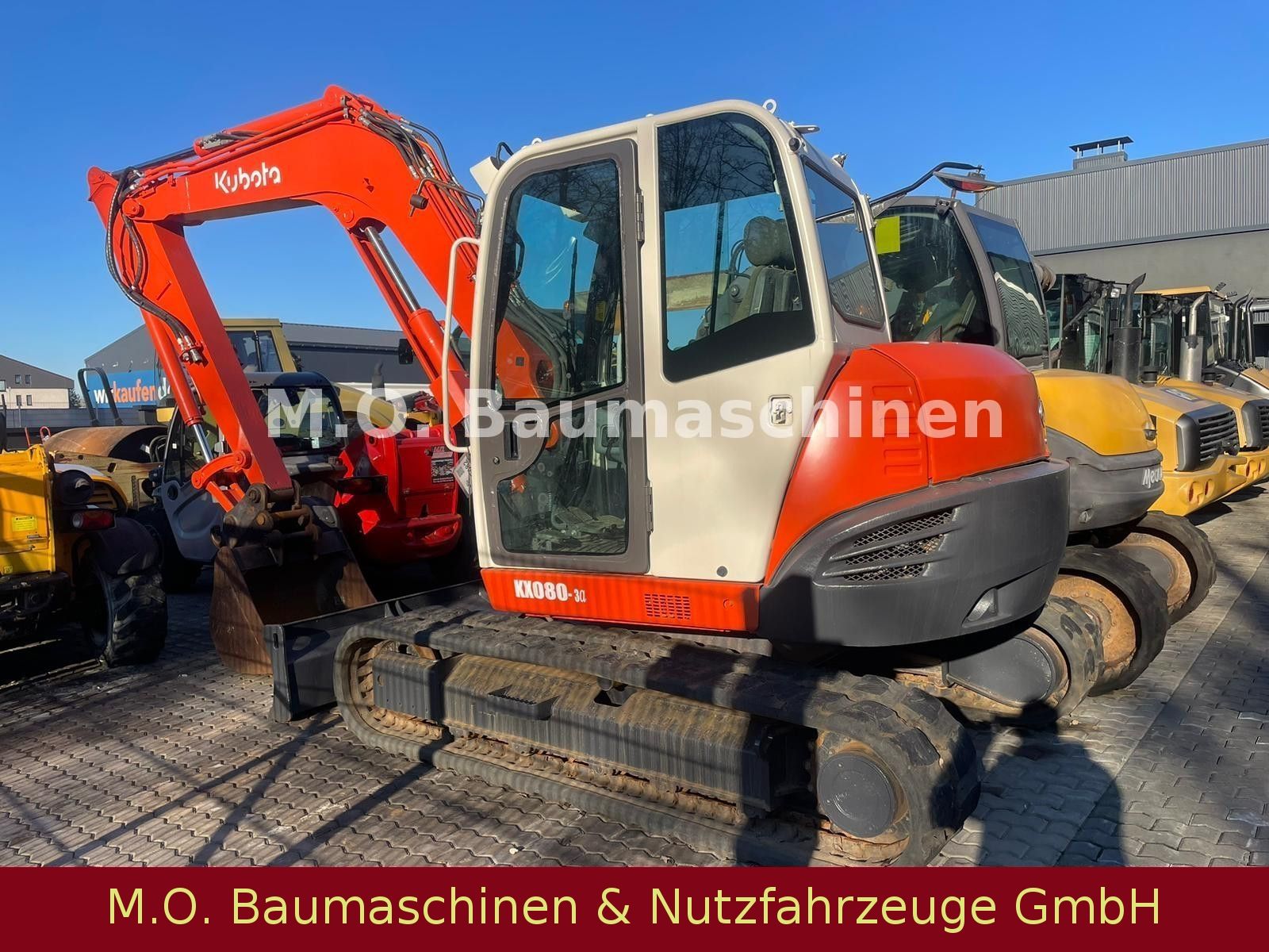 Fahrzeugabbildung Kubota KX 080-3a / SW/ AC /Hammerline/Inkl.Neue Ketten