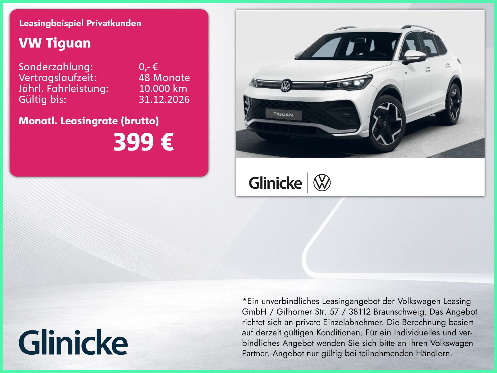 Volkswagen Tiguan R-Line 2,0 l TDI SCR 110 kW (150 PS) 7-Ga