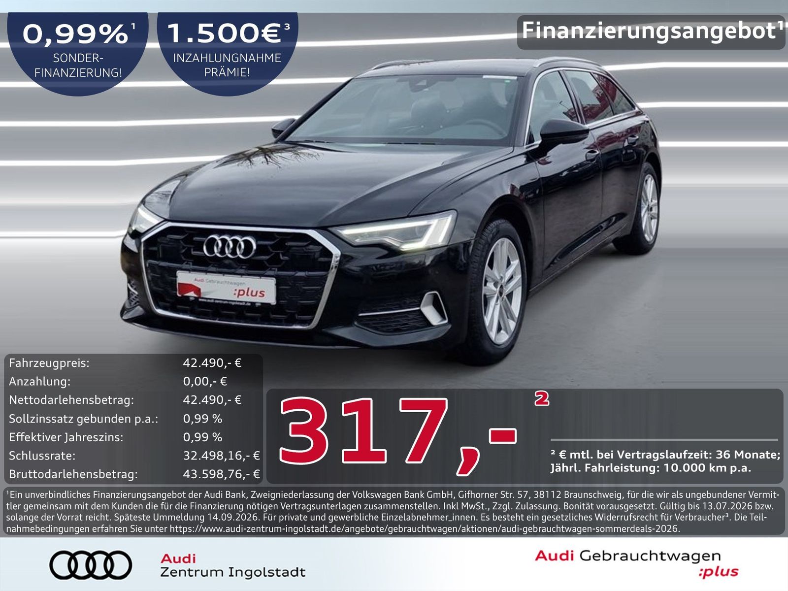 Audi A6 Avant 40 TDI LED AHK ACC Leder Kam. advanced