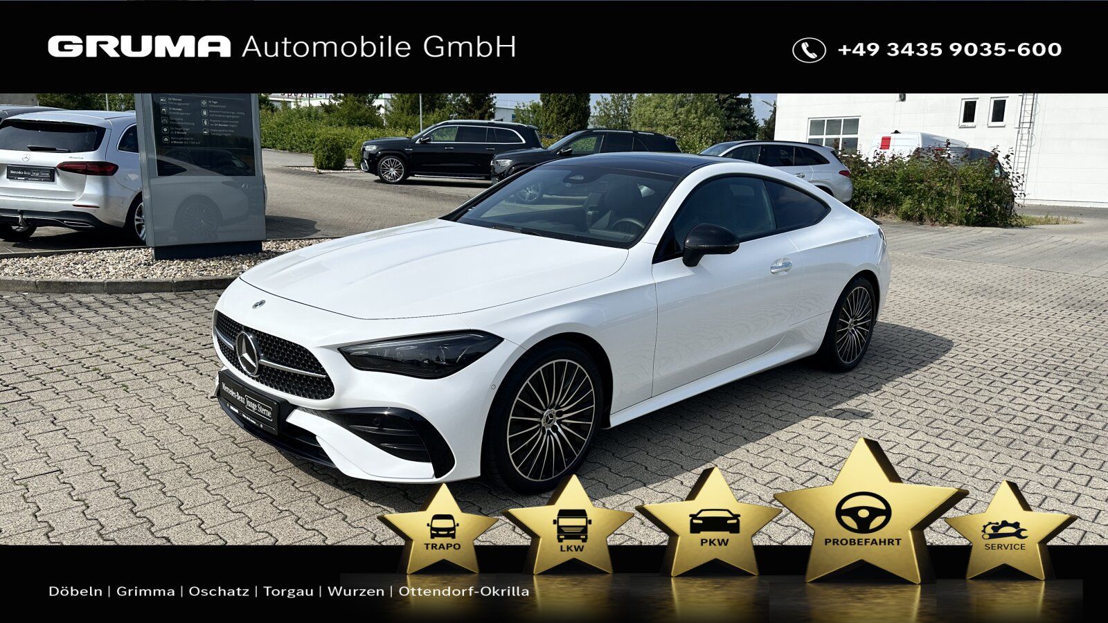 MERCEDES-BENZ CLE 300 4M Coupé AMG+Night+Pano+Burmester+Distro