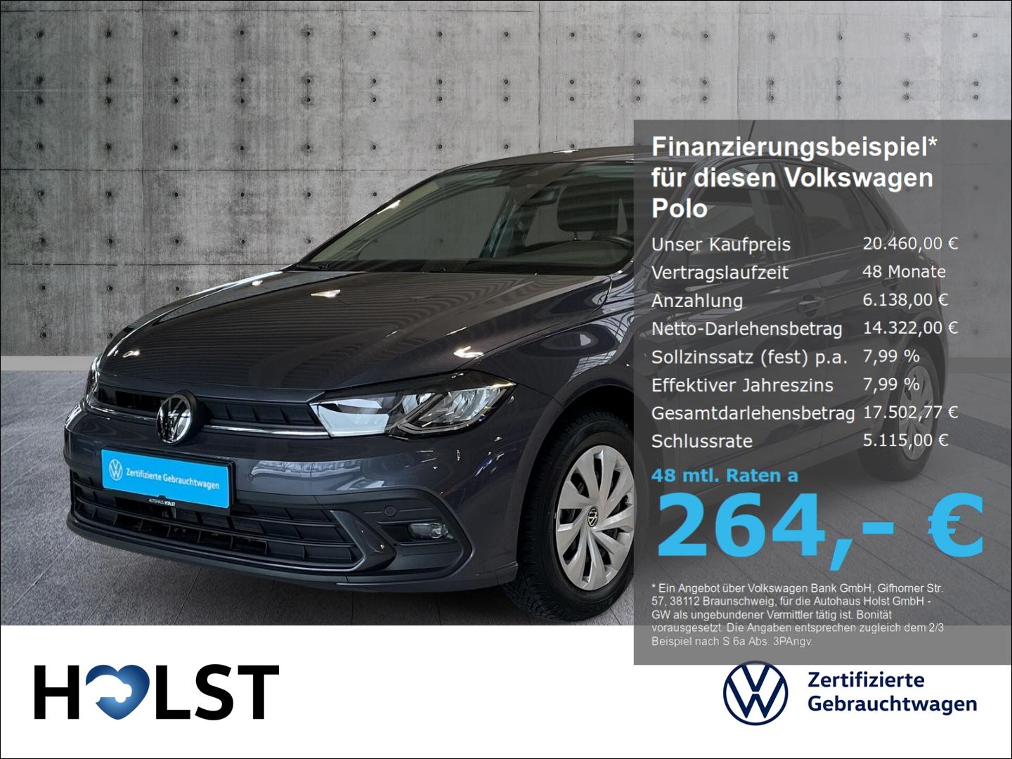 Volkswagen Polo 1.0TSI Life, ACC, NAV, App-Connect,Sitzhz.