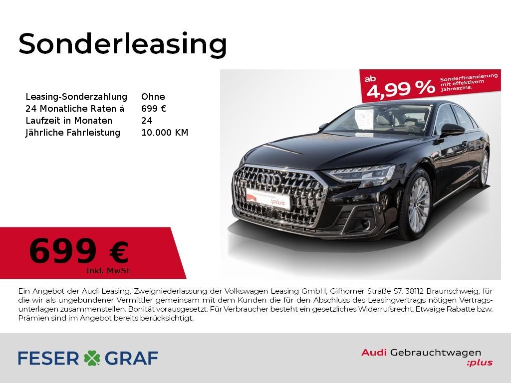 Audi A8 50 TDI qu.,HD-Matrix,Pano,Leder,HuD,Memory