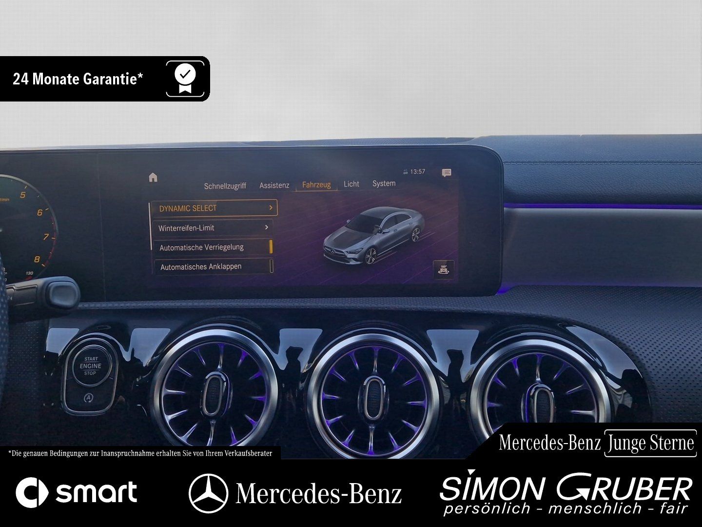 Fahrzeugabbildung Mercedes-Benz CLA 250 AMG Night Leder MBeam Ambi Volldigi AHK