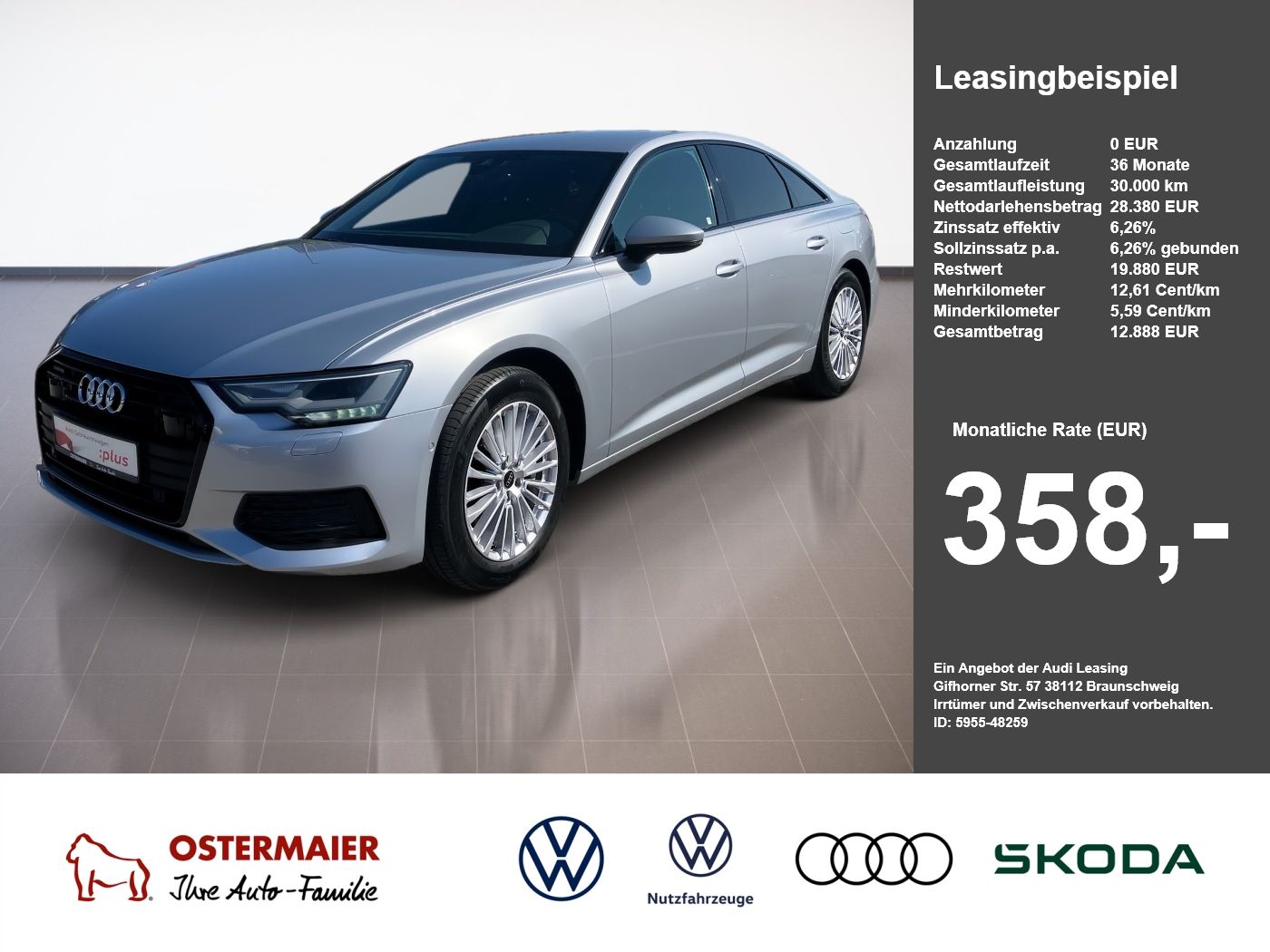Audi A6 Limousine DESIGN 50TFSI e QUATTRO KAMERA.LED.