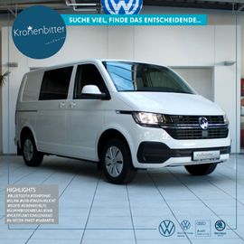 Ein Volkswagen T6 Transporter T6.1 2.0 TDI Kombi 150PS-Klima Tempomat 6-Sitzer im Leasing