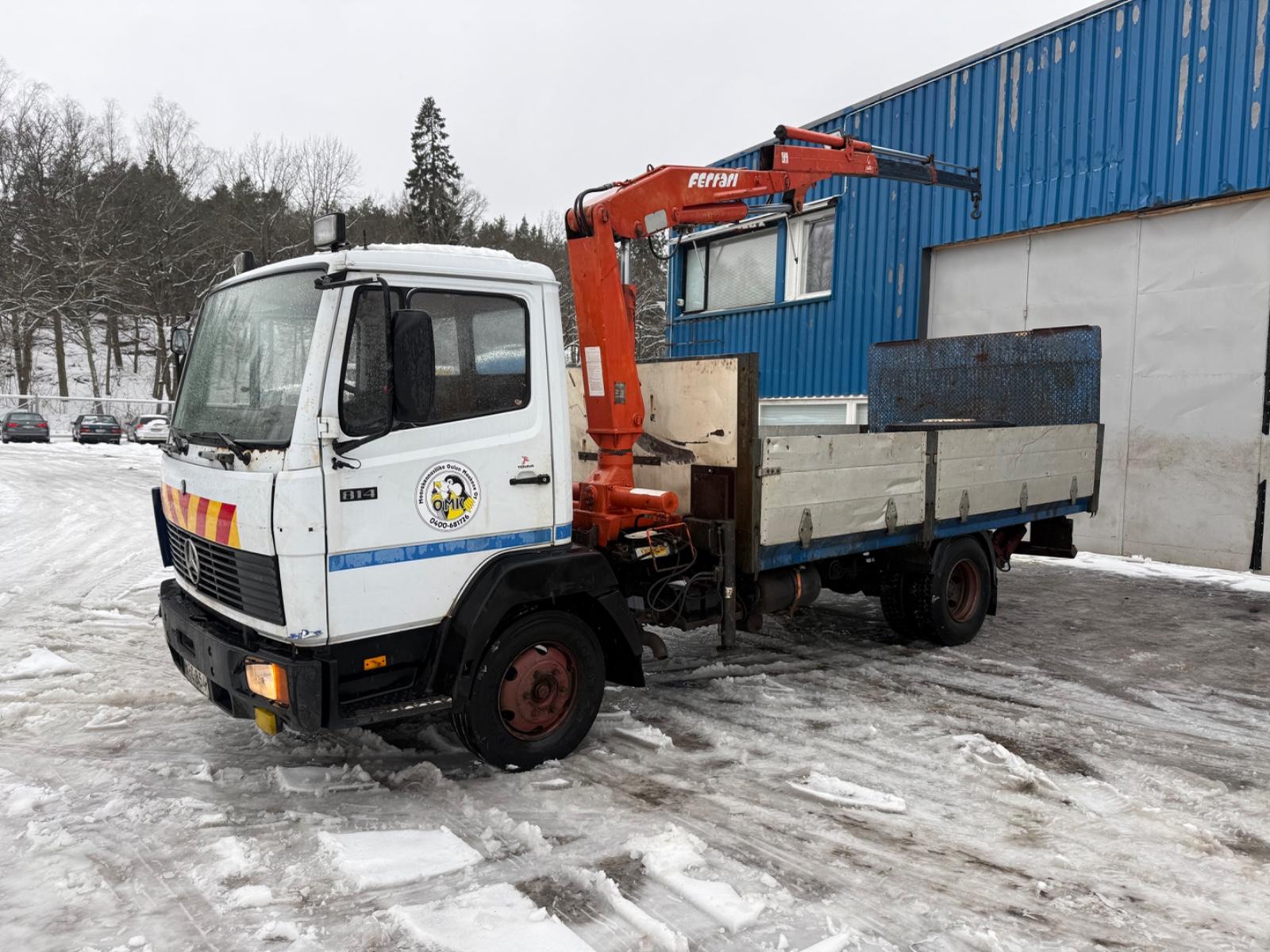 Mercedes-Benz 814 full steel 6 cyl ferrari 4500 crane tuv11/26