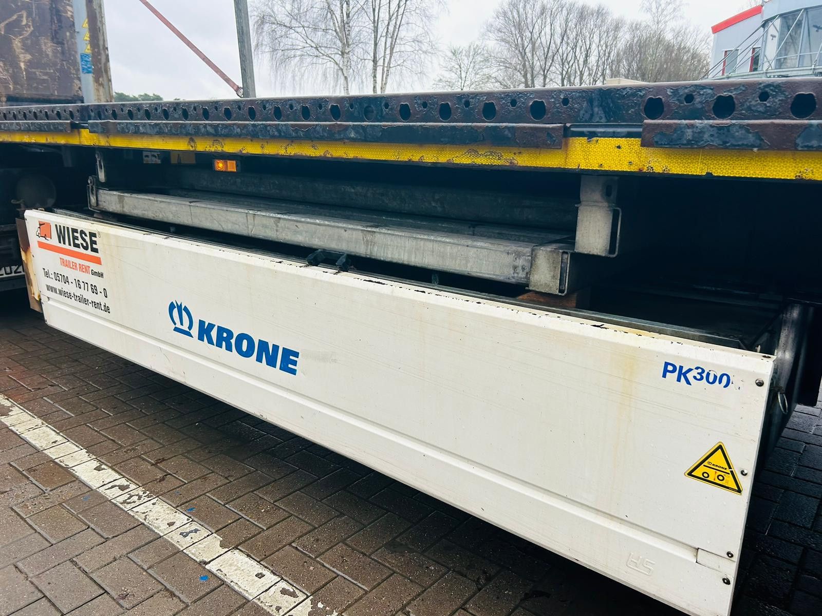 Fahrzeugabbildung Krone SD Plattform Auflieger