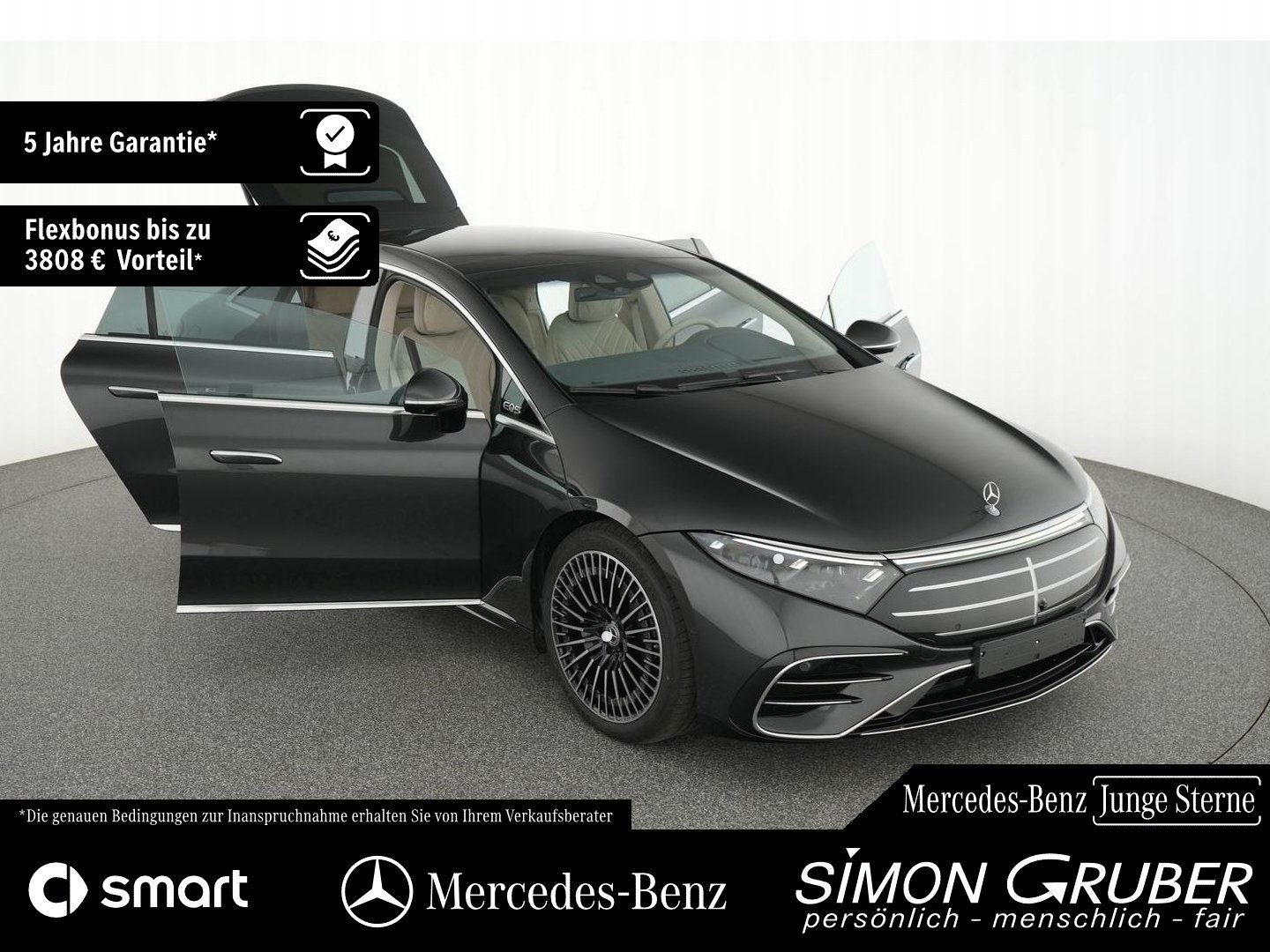Fahrzeugabbildung Mercedes-Benz EQS 580 4M AMG Exklusive 4*Massage HUD Burm Digi