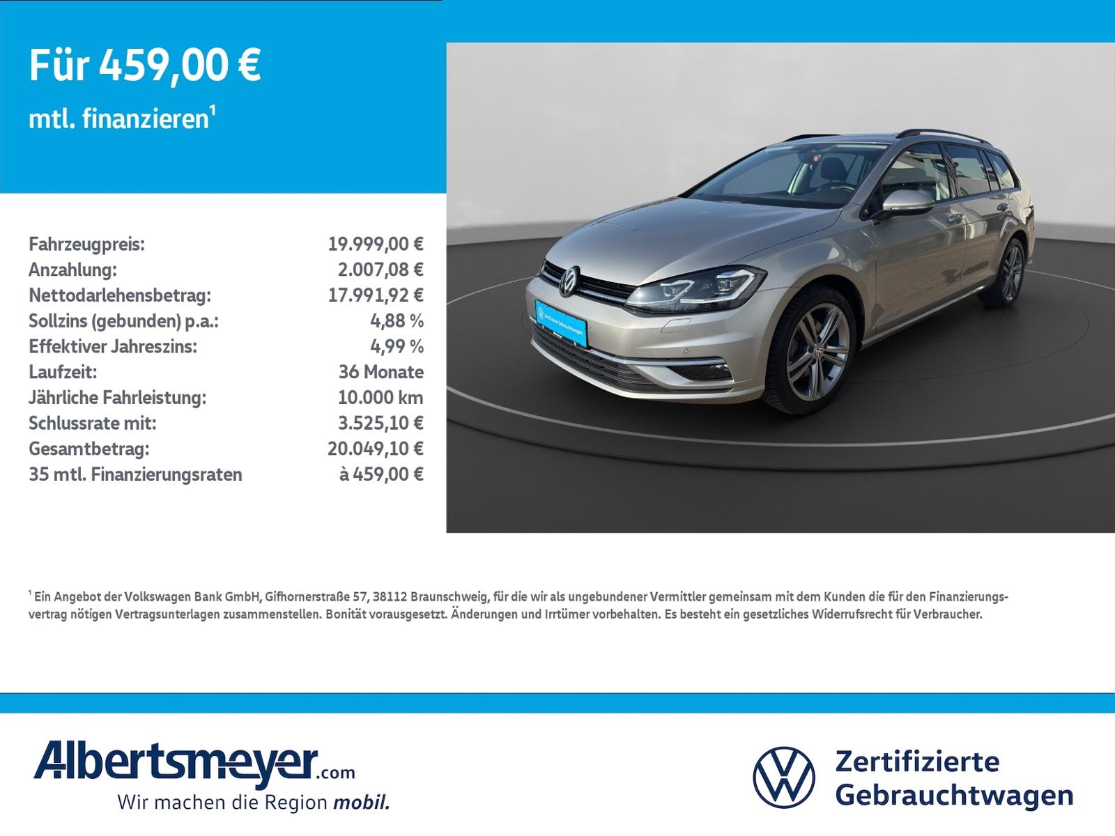 Volkswagen Golf VII Variant 1.6 TDI Comfortline +AHK+NAVI