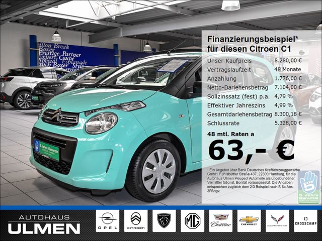 Citroën C1 AIRSCAPE Feel 1.0 VTi EU6d-T Faltdach SD Notb