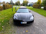 Corvette C6 Cabrio 6 Gang Automatik, Deutsche Erstauslief - schwarze Corvette C6