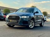 Audi Q3 design quattro*2.0*1.Hand*Erst 68 Tkm*LED* - : Blau, Teilleder, Panorama-Dach