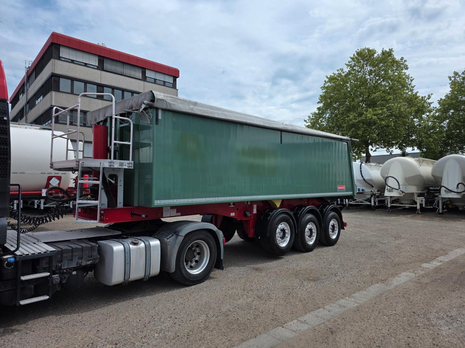 Langendorf 31m³ / Alu-Stahl Mulde / Liftachse / German!