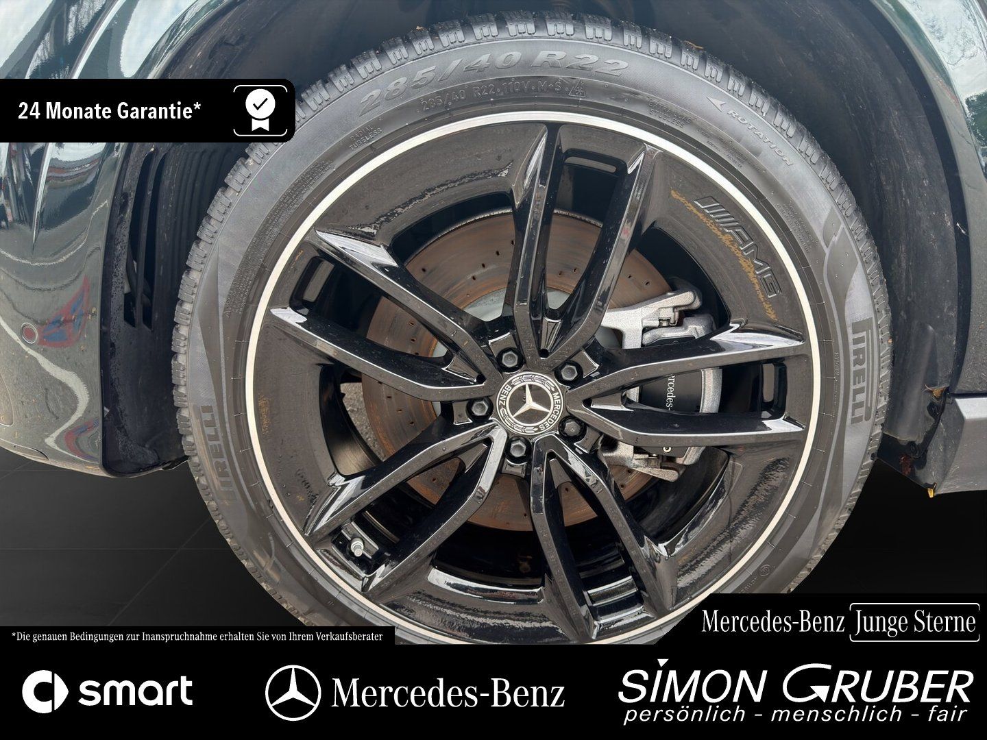 Fahrzeugabbildung Mercedes-Benz GLE 450 4M AMG Night MBeam Burmester AHK 22Zoll