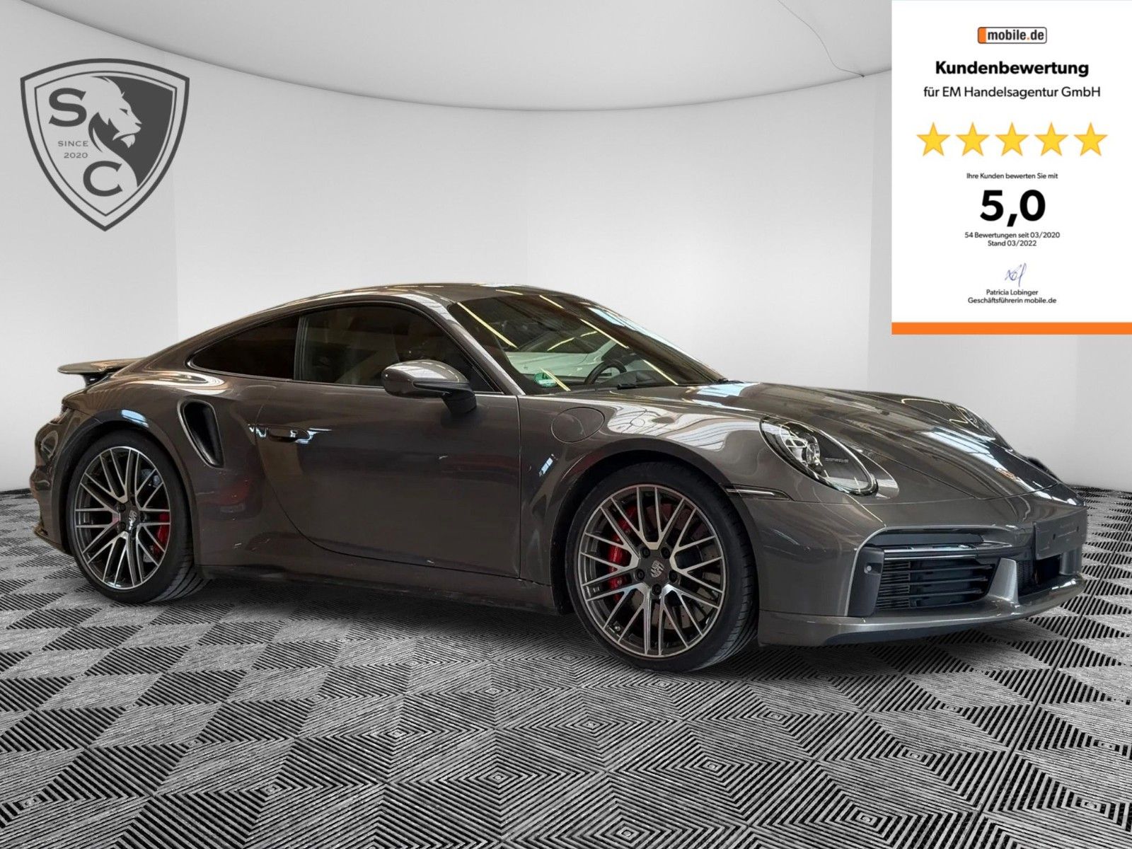 PORSCHE 911/992Turbo Burmester*360cam*MatrixLED*Approved
