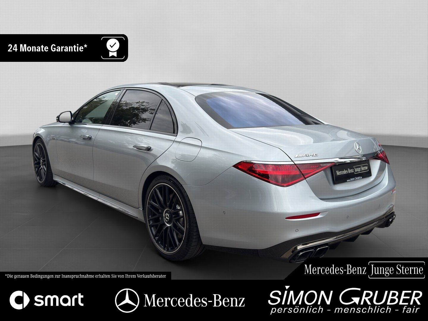 Fahrzeugabbildung Mercedes-Benz S 63 e Perfo L Chauffeur Carbon Burm4D Fondent.