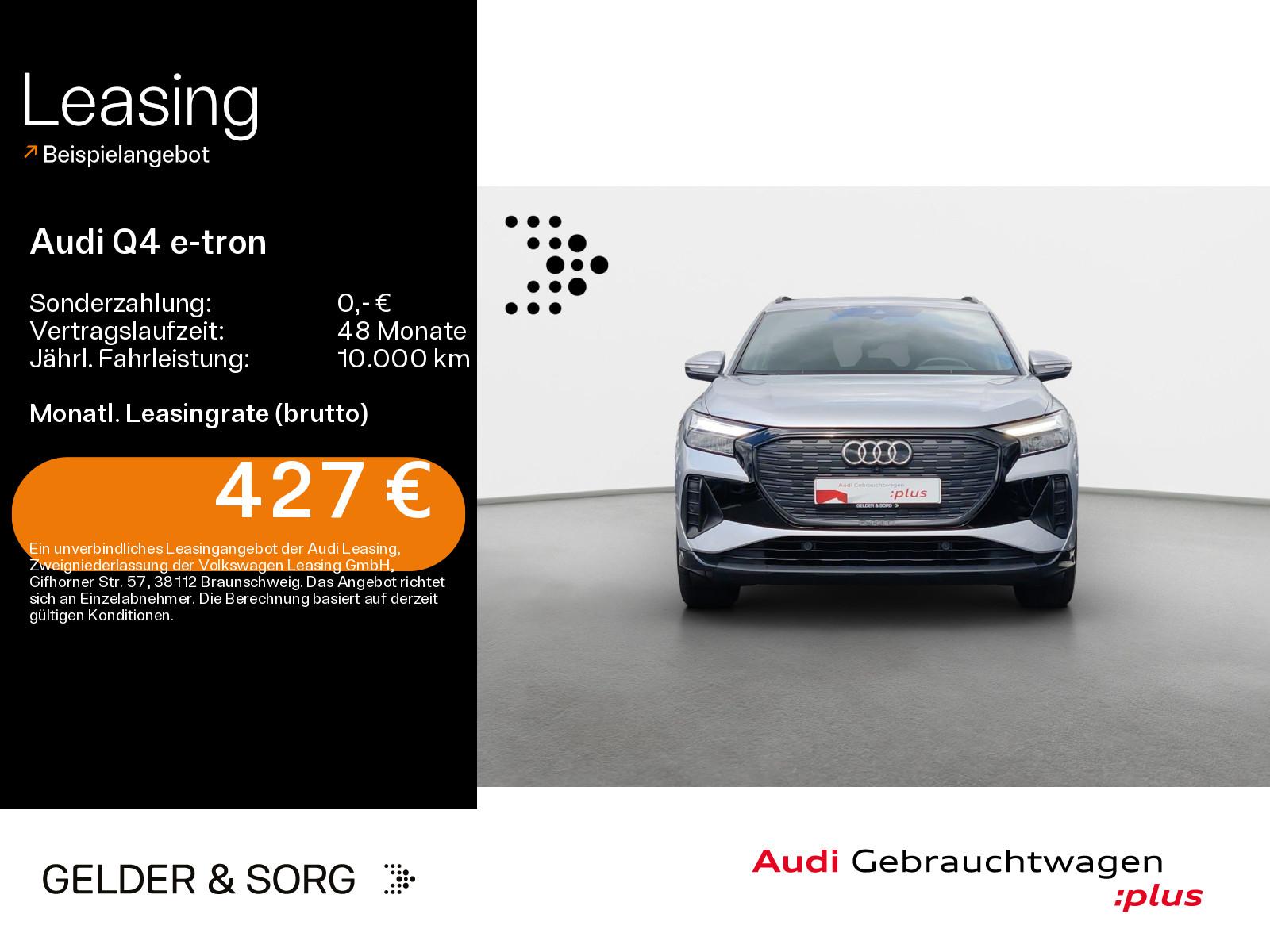 Audi Q4 40 e-tron 392km/WLTP*LED*RFK*AHK*ACC*Schwarz*