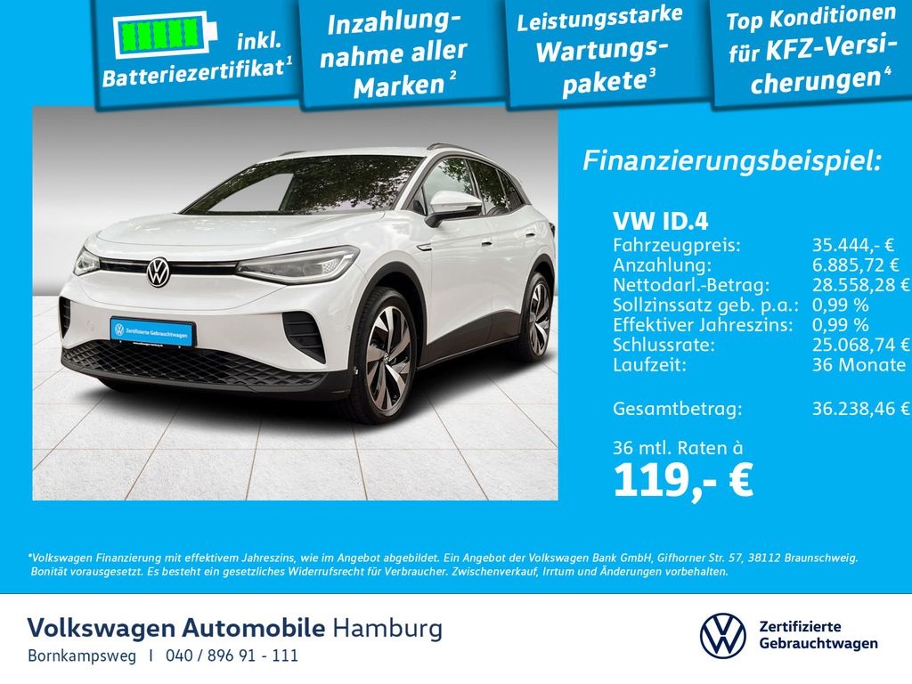 ID.4 Pro Performance 204 PS / 77 kW AHK Navi