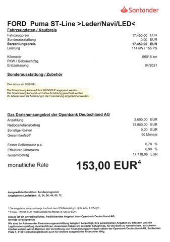 Fahrzeugabbildung Ford Puma ST-Line X >Navi/LED/Sitzheiz/PDC