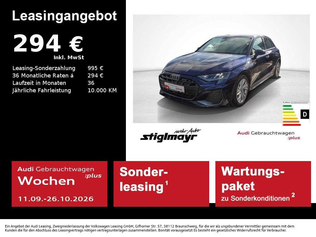 Audi A3 Sportback S line 35 TDI S-tronic KAMERA+NAVI