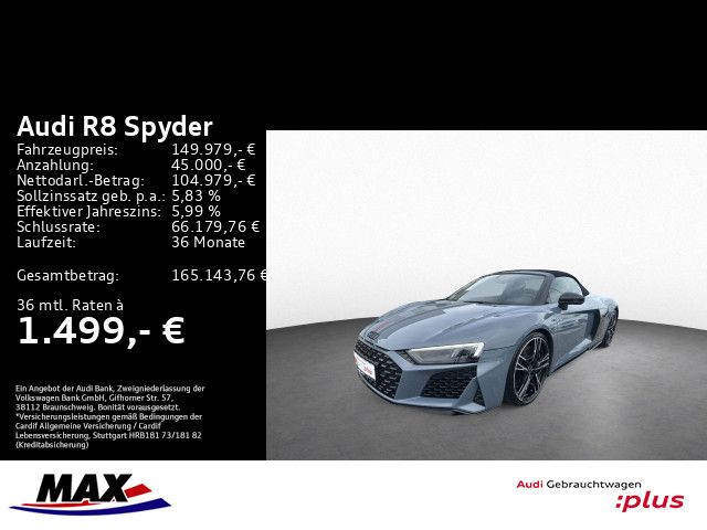 R8 Spyder V10 PERFORMANCE KERAMIK+LED+OPTIK+B&O