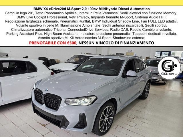 BMW X4 20d M-Sport Tetto Navi CAM LED Clima3Zone