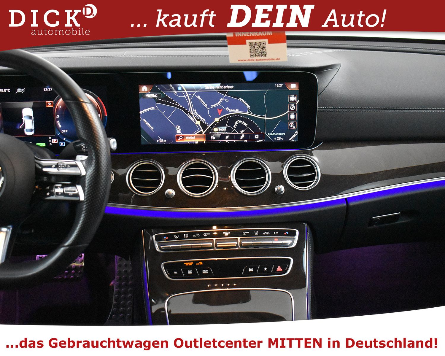 MERCEDES-BENZ E300de 4Mat 2X AMG Line NIGHT+HEAD+360+STDHZ+ACC - Image 14