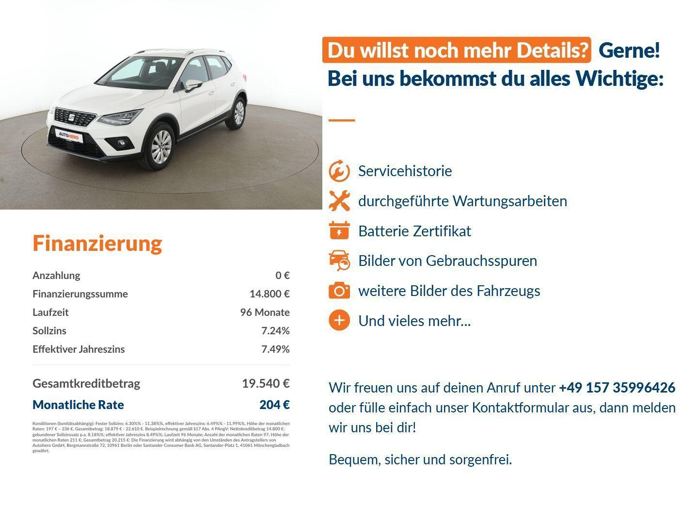 Seat Arona 1.6 TDI Xcellence Aut.*NAVI*LED*ACC*PLA*