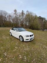 BMW Cabrio 118i weiß mit schwarzem Dach  S... - BMW: Cabrio, Dach