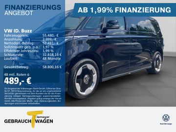 Volkswagen ID.Buzz LR LANG PRO 360 ACC HuD HARMANN-KARDON