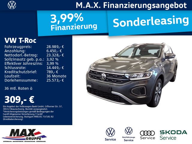 Volkswagen T-Roc 1.5 TSI MOVE LED+KAMERA+AHK+LANE ASSIST+DC