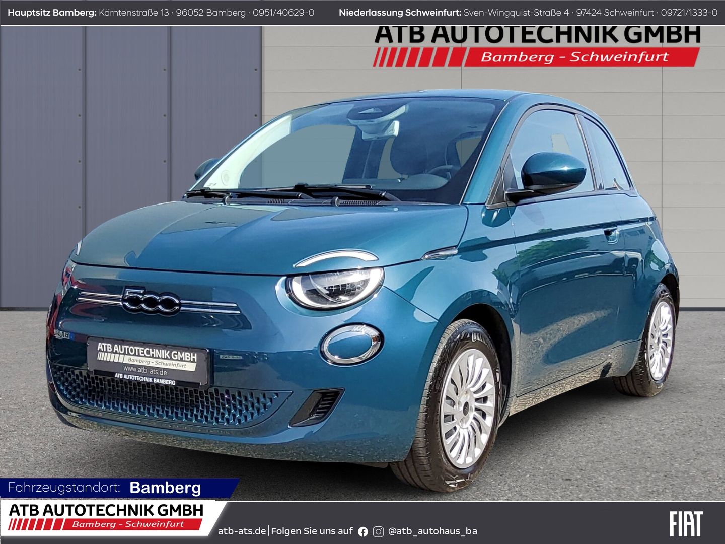 Fahrzeugabbildung Fiat 500e 42kWh LED Carplay Tempomat Keyless