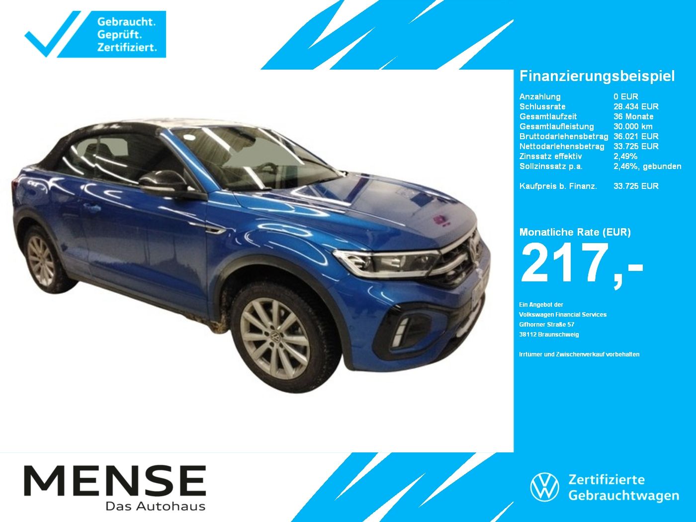 Volkswagen T-Roc Cabriolet 1.5 TSI DSG R-Line IQ.Light AHK