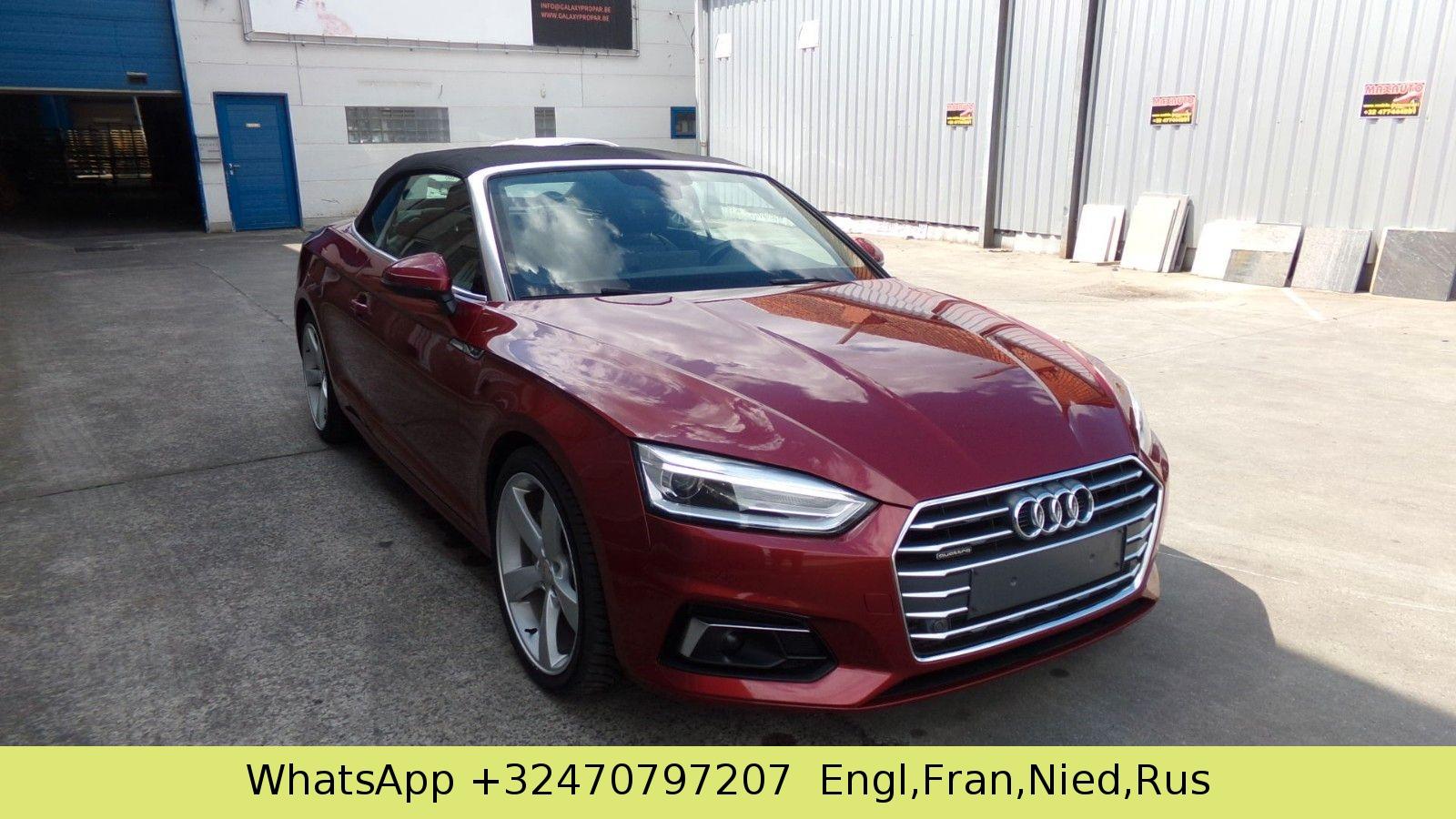 Audi A5 Cabriolet 2.0 TFSI, QUATTRO, S-LINE-