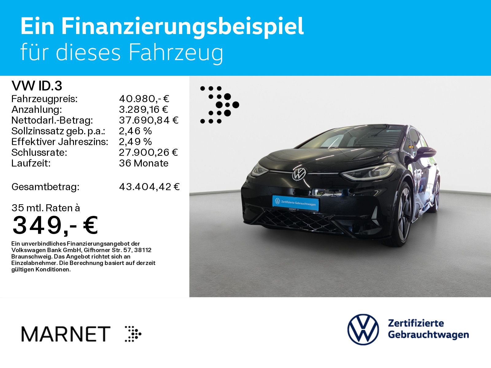 Volkswagen ID.3 GTX Performance Navi Wärmep. IQ-Light IQ-D foto 2
